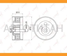 ����� �������� ����� ��� AUDI A4/A6 2.4/2.8 96- / VW Passat 2.8 96- / �1 Lynxauto PB1010 PB1010 ����