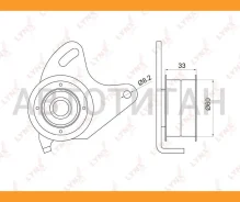 ����� �������� ����� ��� MMC 4D56+T Pajero II/III 91-05 / L200/L300/L400 91-06 / KIA Bongo-3 2.5TD 04- / Hyundai H-1 2.5TD 00- / Galloper II 2.5TD 00...