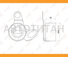 ����� �������� ����� ��� Toyota 2L+T_/3L/5L 88-05 / �1 Lynxauto PB1064 PB1064 ����