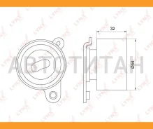 ����� �������� ����� ��� Toyota 1G-FE -98 MARK II / Chaiser (GX9_/GX10_) 89-98 / Crown (JS13_/GS14_) 88-98 / �1 Lynxauto PB1118 PB1118 ����