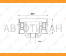 ����� �������� ����� ��� Mitsubishi Galant 2.0 96-06 / Pajero Pinin 2.0 99-05 Lynxauto PB3017 PB3017 ����