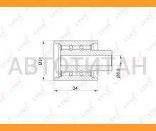 ����� �������� ����� ��� Subaru Forester(SG/H) 2.0-2.5 02 / Impreza(GD/H) 1.5-2.5 00 / Legacy IV-V 2.0 05 PB3031 ����