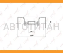 ����� �������� ���������� ����� Mitsubishi Pajero IV 3.8 07 / Pajero Sport II 3.0-3.5 08 Lynxauto PB5011 PB5011 ����
