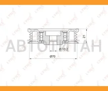 ����� �������� ��������� ������������ Mitsubishi Galant Vi 2.5 96-04 / L200 3.0 96-06 / Pajero II 3.0-3.5 90-00 / Pajero Sport(K90) 3.0 98 Lynxauto PB...