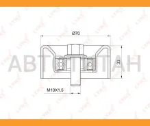 ����� �������� ���������� ����� Toyota Camry(V40) 2.4 06 / RAV 4 III 2.4 05 / Alphard 2.4 03-08 Lynxauto PB5032 PB5032 ����