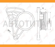 ����� �������� ��������� ������������ AUDI A4 1.6-1.9D 94-04 / A6 1.8-1.9D 95-05, Skoda Superb 1.8T-2.0 01-08, VW Passat 1.6-2.0D 97-05 PB5037 ����