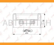 ����� �������� ���������� ����� Toyota LAND Cruiser 200 (URJ20_) 4.6/5.7 08- / Lexus GX460 09- / LX570 08- / Water PUMP Lynxauto PB5127 PB5127 ����