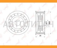 ����� �������� ���������� ����� AUDI Q7 3.6FSI 06- / VW Touareg 3.2/3.6FSI 02- Lynxauto PB5238 PB5238 ����
