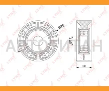 ����� �������� ���������� ����� BMW 5-SER (E60) 540i-550i 03-10 / X5 (E53) 4.4i/4.8i 03-06 / ALT Lynxauto PB5193 PB5193 ����