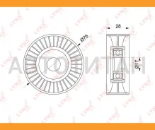 ����� �������� ���������� ����� MBZ C-Class (W204) C180-C250 07- / E-Class (W212) E250 09- / Sprinter (906) 08- / ALT Lynxauto PB5313 PB5313 ����