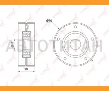 ����� �������� ���������� ����� Lynxauto PB5336 PB5336 ����