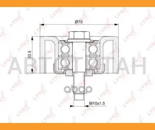 ����� �������� ���������� ����� Nissan NOTE (E11) 1.5 05- / Tiida (C11) 1.5 05- / Pathfinder (R51) 2.5DDTi 05- / AT / +AC Lynxauto PB7044 PB7044 ����