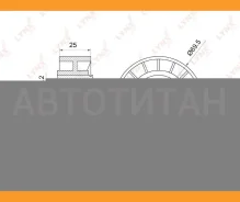 ����� �������� ��������� ������������ Mercedes-BENZ C200K-230K(W202/3) 95-02 / E200K-230K(W210) 97-02 / CLK200K-230K(W208) 97-02 Lynxauto PB7017 PB701...