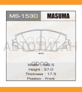 ������� ����. ���. Toyota RAV 4 III 2.0 VVTi/2.2 D-4D/2.2 D-CAT 05/06- Masuma MS1530 MS1530 ����