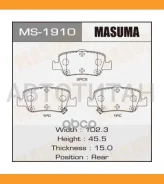 ������� ����. �����. Toyota Auris/Corolla 06- Masuma MS1910 MS1910 ����