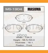 ������� ����. ���. Toyota Auris/Corolla 1.3-2.0 12- Masuma MS1904 MS1904 ����