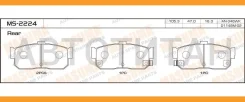 ������� ����. ���. Nissan Almera/Maxima/Avenir/Bluebird/�Cefiro/Lucino/Primera/Pulsar/S�unny/Tino/Wingroad 91-04 MS2224 ����