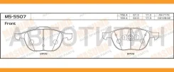 ������� ����. ���. FORD Focus II 11/04-, Mazda III 1,4/1,6/2,0/1,6DI 10/03-, Volvo S40 II 1/04- Masuma MS5507 MS5507 ����