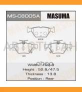 ������� ����. ���. Subaru Forester 2018-2024/Subaru Impreza 2016-2024/Subaru Legacy 2014-2024/Subaru Legacy B4 2014-2020 Masuma MSC8005A MSC8005A ����