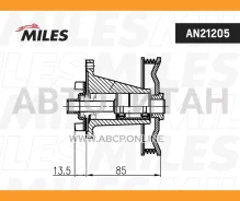 ����� ������� Chevrolet Aveo/Spark 1.0/1.2 08- AN21205 ����