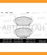 ������� ��������� �������� (��� ������� + �����) (����� Semi-Metallic) Nissan Primera (P12) 02/Almera TINO 0005 (TRW GDB3227) E100158 Miles E100158 E1...