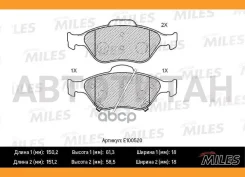 ������� ��������� �������� (����� Semi-Metallic) Toyota Yaris / VITZ 1.0-1.4 06- (TRW GDB3457) E100520 E100520 ����