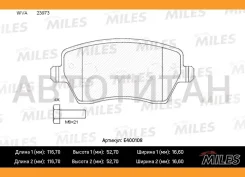 ������� ��������� �������� Nissan Micra 03/Renault CLIO 05�������� Miles E400108 E400108 ����