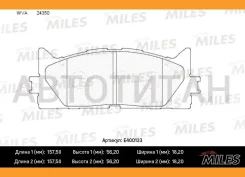 ������� ��������� �������� Toyota Camry V40 06-/V50 11-/Lexus ES 240/350 06- �������� Miles E400133 E400133 ����