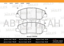 ������� ��������� �������� Hyundai Santa FE (CM)/(SM) 05-/KIA Sorento (XM) 09- �������� Miles E400148 E400148 ����