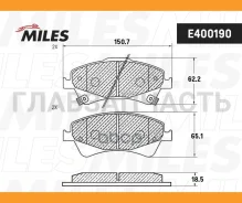 ������� ��������� �������� (����� Low-Metallic) Toyota Auris 2.0D/2.2D 07-/Avensis 09-/Verso 09- (TRW GDB3479) E400190 E400190 ����