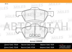 ������� ��������� �������� (��� �������) (����� Low-Metallic) FORD Maverick/Mazda Tribute 2.4-3.0 04- (TRW GDB1752) E400406 Miles E400406 E400406 ����