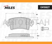 ������� ��������� ������ (����� Low-Metallic) Nissan Interstar/OPEL Movano/Renault Master 98- (TRW GDB1470) E410627 E410627 ����