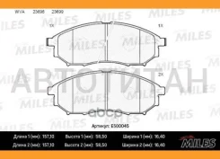 ������� ��������� �������� Ceramic Nissan Murano/Pathfinder/Qashqai/RENA�ULT Koleos �������� Ceramic Miles E500045 E500045 ����