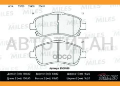 ������� ��������� �������� (����� Ceramic ����� PRO) Toyota Avensis 03/Corolla Verso 1.8/2.0D/2.2D (TRW GDB3336) E500140 Miles E500140 E500140 ����