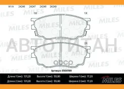 ������� ��������� �������� (����� Ceramic ����� PRO) Mazda 6 1.8 02- (TRW GDB3309) E500189 Miles E500189 E500189 ����