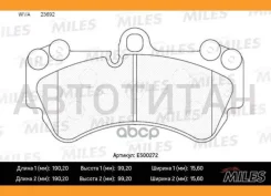 ������� ��������� �������� Ceramic Porsche Cayenne, VW Touareg 02- Miles E500272 E500272 ����