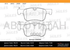 ������� ��������� �������� (����� Ceramic ����� PRO) BMW 1 F20/21 /3 F30/34/35 /4 F32/36 (TRW GDB1934) E500384 Miles E500384 E500384 ����