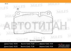 ������� ��������� �������� (����� Ceramic ����� PRO) Range Rover III 4.2/Sport 2.7D-4.2 05- (TRW GDB1743) E500489 Miles E500489 E500489 ����