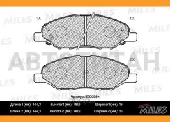 ������� ��������� �������� Ceramic Nissan Note/Tiida/March 02- (Low-Metallic) Miles E500544 E500544 ����
