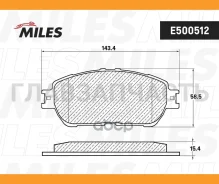 ������� ��������� �������� (����� Ceramic ����� PRO) Toyota Camry (V30) 01-06 (TRW GDB3612) E500512 E500512 ����