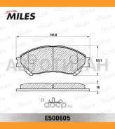 ������� ��������� �������� (����� Ceramic ����� PRO) Suzuki SX4 13-/Vitara 15- (TRW GDB3633) E500605 E500605 ����