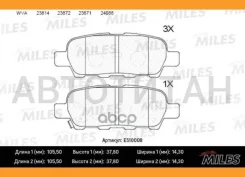 ������� ��������� ������ Ceramic Nissan X-Trail/Qashqai/Tiida/Infiniti FX/Renault Koleos ������ Ceramic Miles E510008 E510008 ����