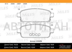 ������� ��������� ������ Ceramic Chevrolet Cruze 09-/Orlando 11-/OPEL Astra J 10- ������ Ceramic Miles E510056 E510056 ����