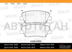 ������� ��������� ������ Ceramic Hyundai Santa FE (CM) 2.2D 09-/KIA Sorento (XM) 09- ������ Ceramic Miles E510191 E510191 ����