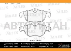 ������� ��������� ������ Ceramic Mercedes W204/S204 07- Miles E510261 E510261 ����