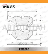 ������� ��������� ������ (����� Ceramic ����� PRO) BMW E81/E87/E90/E91/E84 X1 (TRW GDB1626) E510262 Miles E510262 E510262 ����