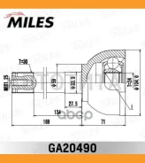 ���� �������� Toyota LAND Cruiser 80 4.2-4.5 90-97 (GKN 303318) GA20490 Miles GA20490 GA20490 ����