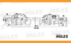 ������ L AUDI A3, Skoda Octavia II/III/Yeti, VW Golf 5/6/7/Jetta III/IV/Passat B6/Touran 03-15 Miles GC01006 GC01006 ����
