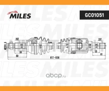 ������ L FORD Fiesta V/VI/Fusion 01- Miles GC01051 GC01051 ����