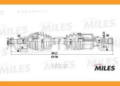 ������ L Renault Megane 1.6 02- ���. Miles GC01117 GC01117 ����
